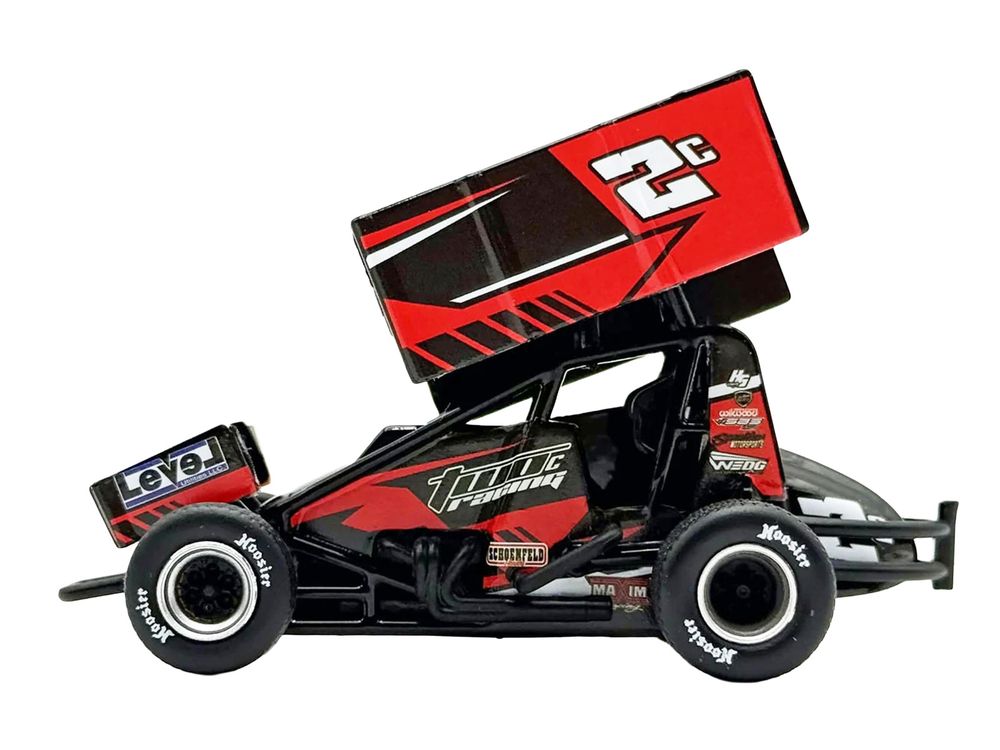 Winged Sprint Car #2C Cole Macedo "Two C Racing" (2026) 1/50 Diecast Model Car by ACME view 3