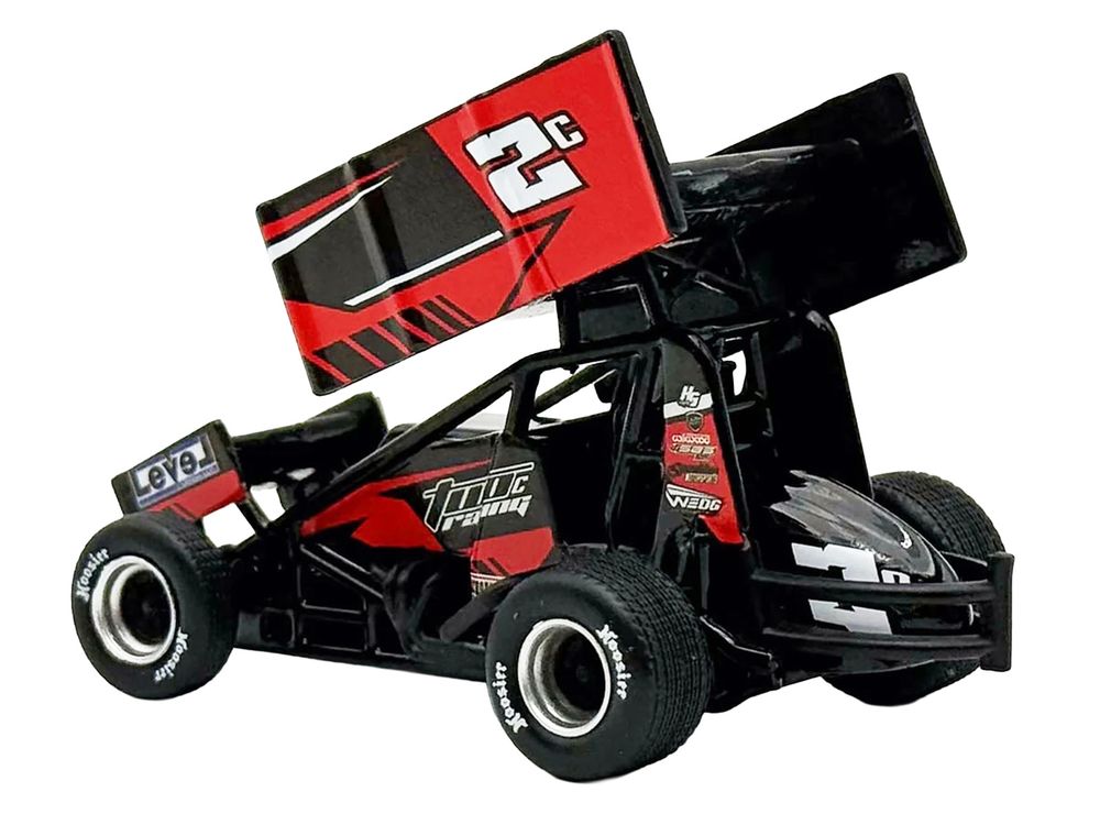 Winged Sprint Car #2C Cole Macedo "Two C Racing" (2026) 1/50 Diecast Model Car by ACME view 4