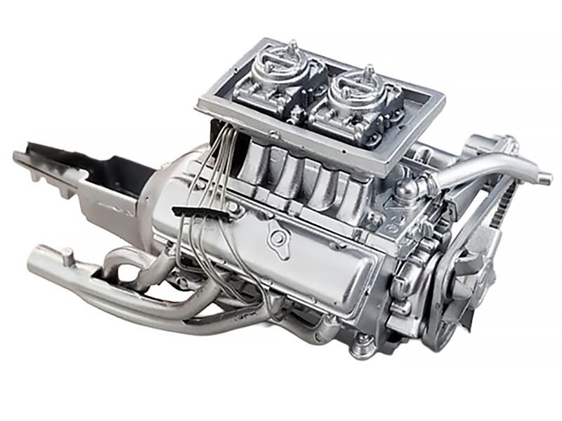 ZL-1 427 Engine and Transmission Replica from "1969 Chevrolet Camaro ZL-1" 1/18 Model by ACME view 2