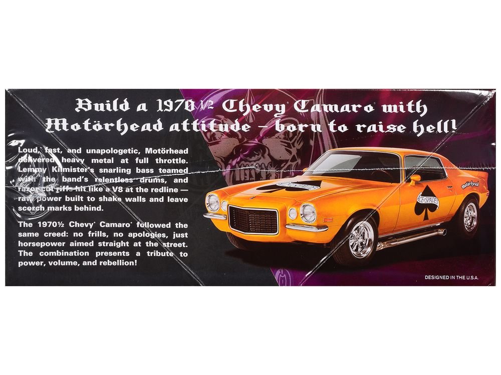 Skill 2 Model Kit 1970 1/2 Chevrolet Camaro "Motorhead" 1/25 Scale Model by AMT view 3