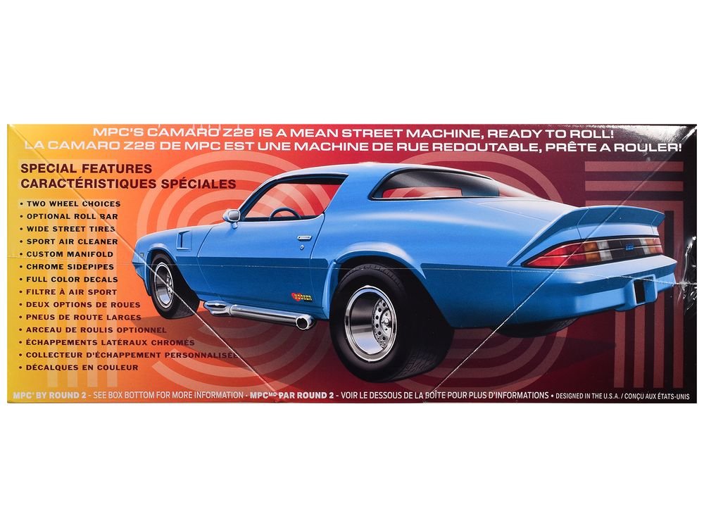 Skill 2 Model Kit 1981 Chevrolet Camaro Z28 1/25 Scale Model by MPC view 3