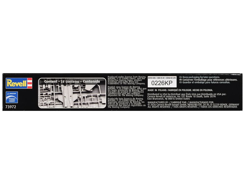 Level 4 Model Kit F-15E Strike Eagle Aircraft All-Included Kit 1/72 Scale Model by Revell view 4