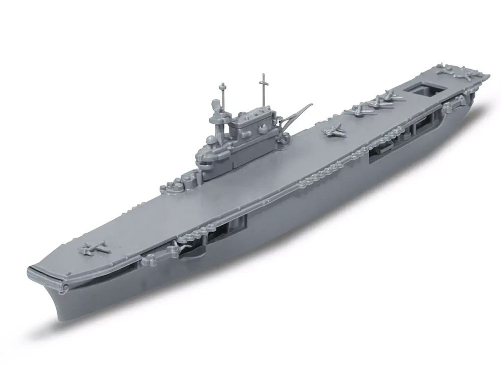 Level 4 Model Kit U.S.S. Enterprise CV-6 Aircraft Carrier All-Included Kit 1/1200 Scale Model by Revell view 2