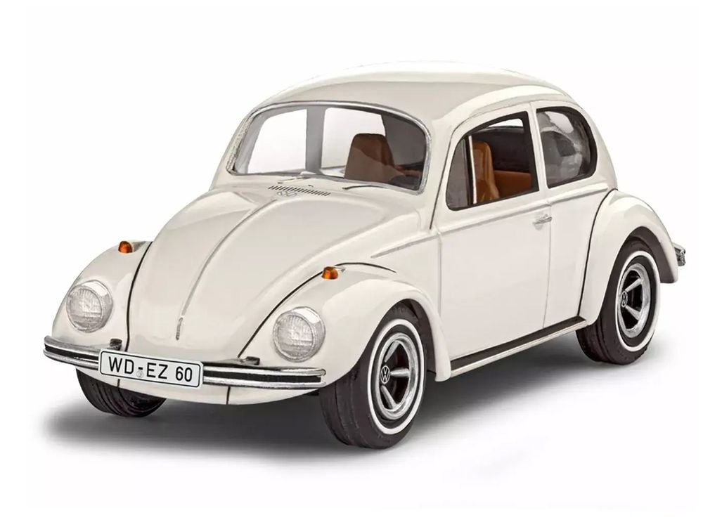Level 3 Model Kit 1968 Volkswagen Beetle All-Included Kit 1/32 Scale Model by Revell view 2