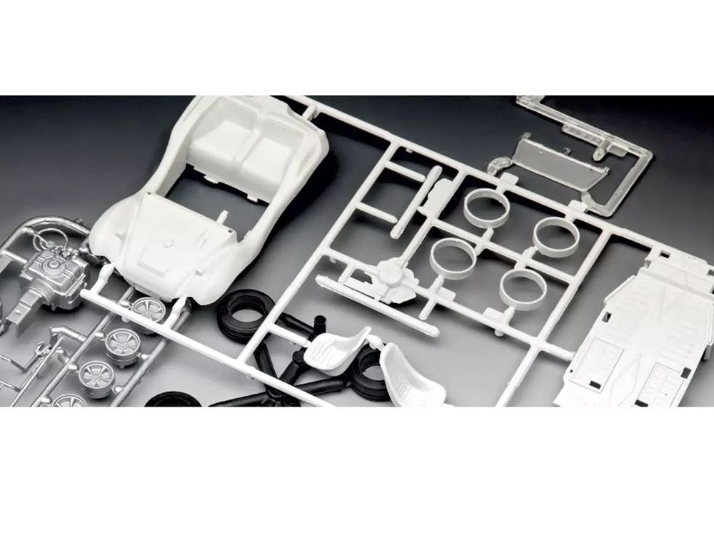 Level 3 Model Kit Volkswagen California Dune Buggy All-Included Kit 1/32 Scale Model by Revell view 3