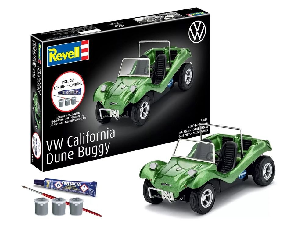 Level 3 Model Kit Volkswagen California Dune Buggy All-Included Kit 1/32 Scale Model by Revell view 4
