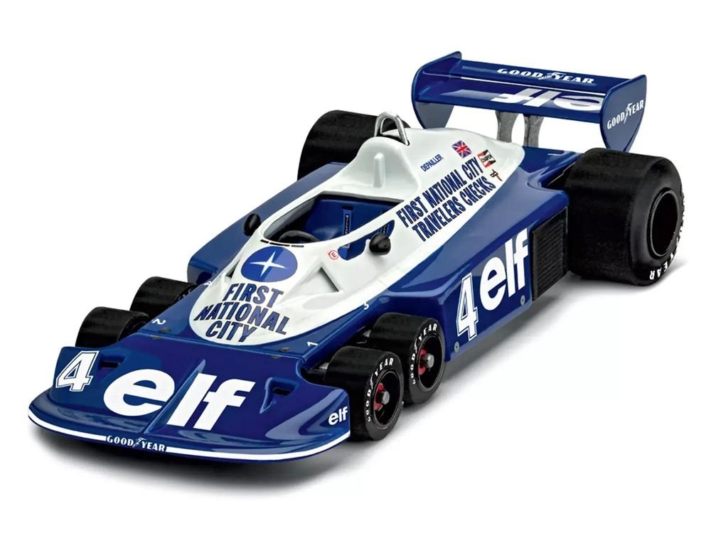 Level 5 Model Kit Tyrrell P34/2 All-Included Kit 1/32 Scale Model by Revell view 2
