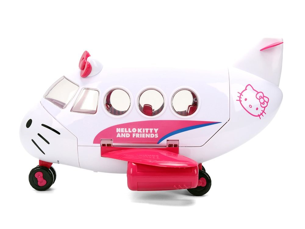 "Hello Kitty and Friends" Airplane Set with 3 Figures Model by Jada view 2