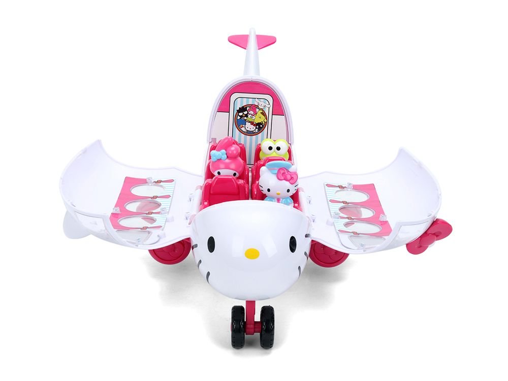 "Hello Kitty and Friends" Airplane Set with 3 Figures Model by Jada view 5