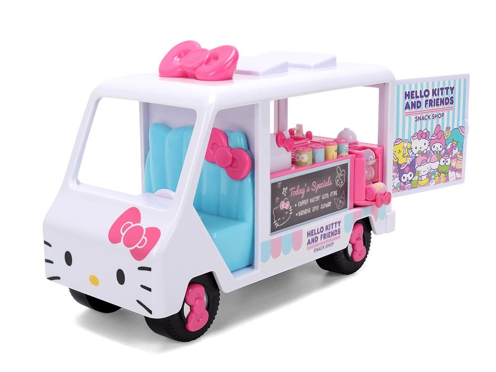 "Hello Kitty and Friends" Food Truck Set with 3 Figures Model by Jada view 2