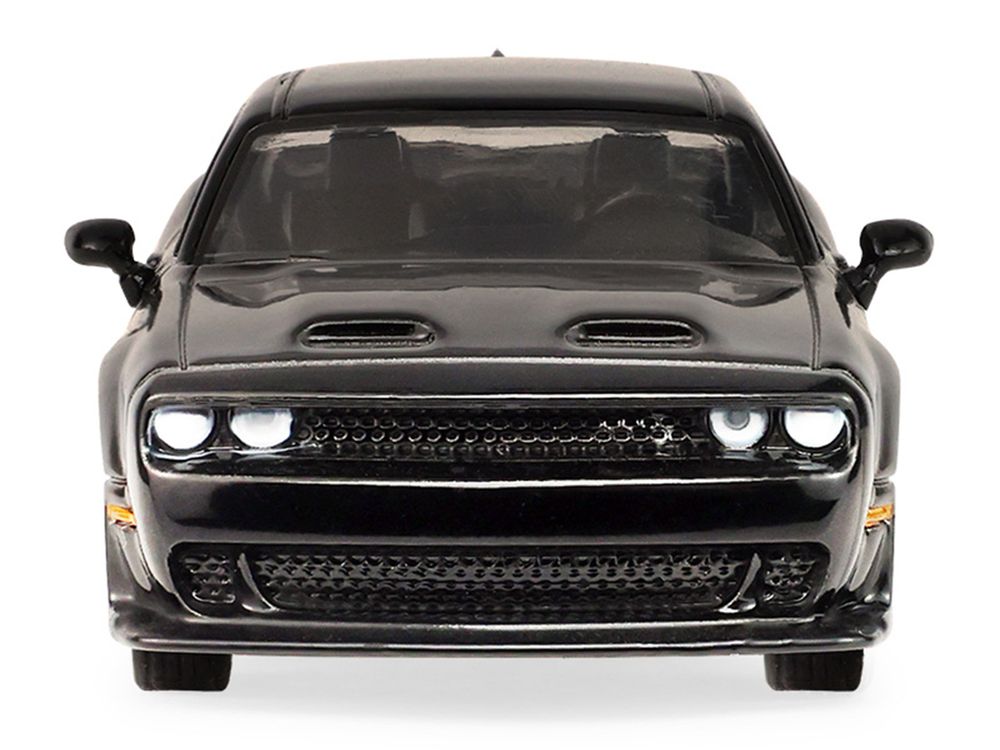 2023 Dodge Challenger SRT Hellcat Widebody Black "Auto Mall" Series 8 1/64 Diecast Model Car by Greenlight view 5