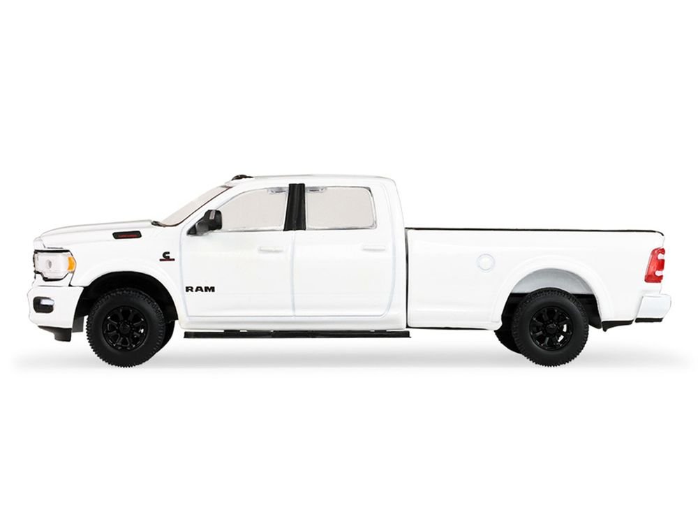 2023 Ram 2500 Bighorn Pickup Truck White "Auto Mall" Series 8 1/64 Diecast Model Car by Greenlight view 3