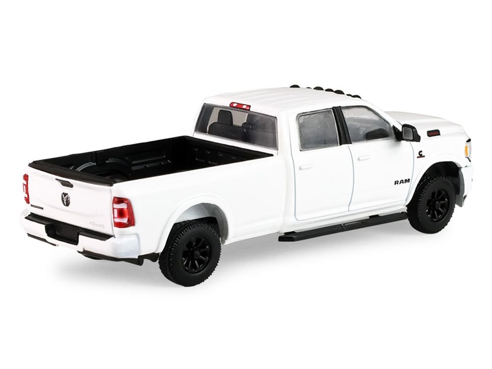 2023 Ram 2500 Bighorn Pickup Truck White "Auto Mall" Series 8 1/64 Diecast Model Car by Greenlight view 4