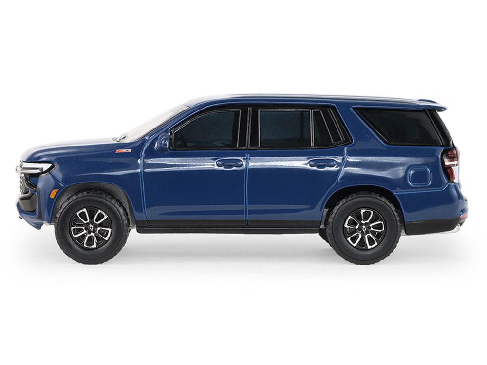 2024 Chevrolet Tahoe Midnight Blue Metallic "Auto Mall" Series 8 1/64 Diecast Model Car by Greenlight view 2