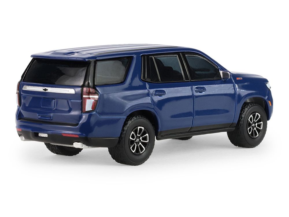 2024 Chevrolet Tahoe Midnight Blue Metallic "Auto Mall" Series 8 1/64 Diecast Model Car by Greenlight view 3