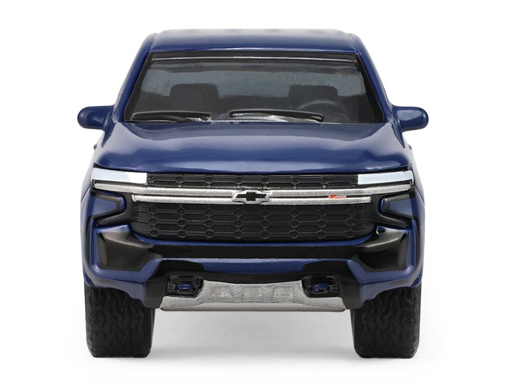 2024 Chevrolet Tahoe Midnight Blue Metallic "Auto Mall" Series 8 1/64 Diecast Model Car by Greenlight view 4