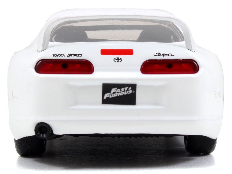 Brian's Toyota Supra White "Fast & Furious 7" (2015) Movie "25 Years of Fast & Furious" Series 1/32 Diecast Model Car by Jada view 4