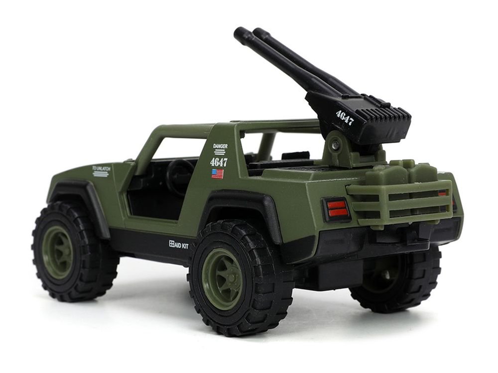V.A.M.P. Olive Green "G.I. Joe" "Hollywood Rides" Series 1/32 Diecast Car Model by Jada view 3