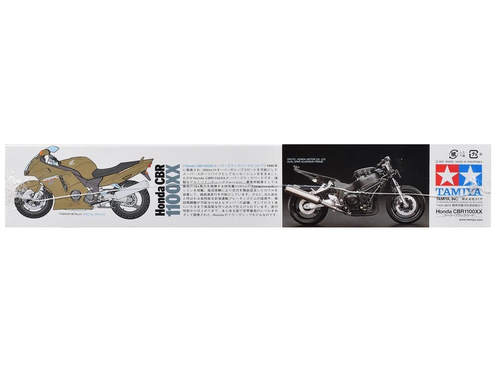 Model Kit Honda CBR 1100XX Motorcycle 1/12 Scale Model by Tamiya view 3