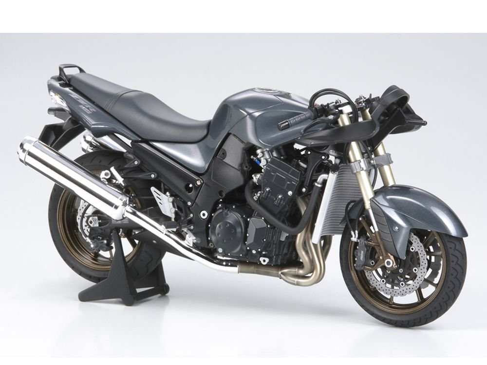 Model Kit Kawasaki ZZR 1400 Motorcycle 1/12 Scale Model by Tamiya view 2