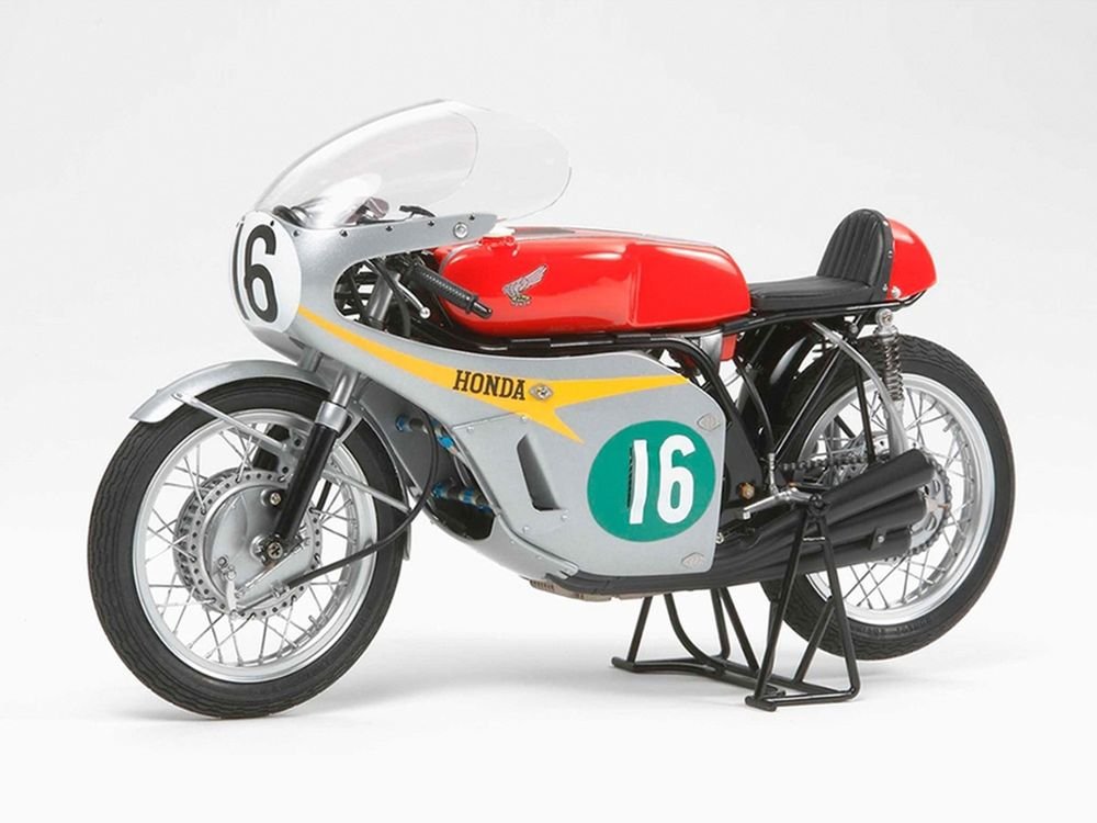 Model Kit Honda RC166 GP Racer Motorcycle 1/12 Scale Model by Tamiya view 2