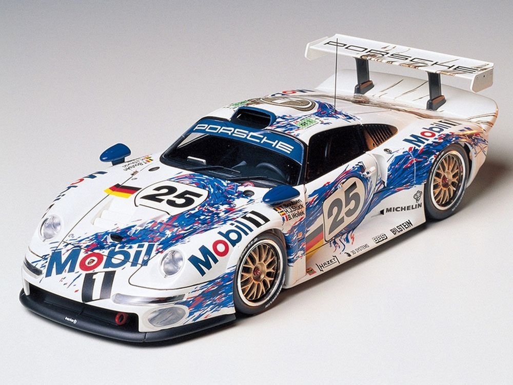 Model Kit Porsche 911 GT1 "24 Hours of Le Mans" (1996) 1/24 Scale Model by Tamiya view 2