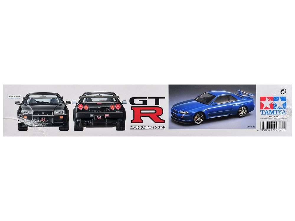 Model Kit Nissan Skyline GT-R V-Spec (R34) 1/24 Scale Model by Tamiya view 5