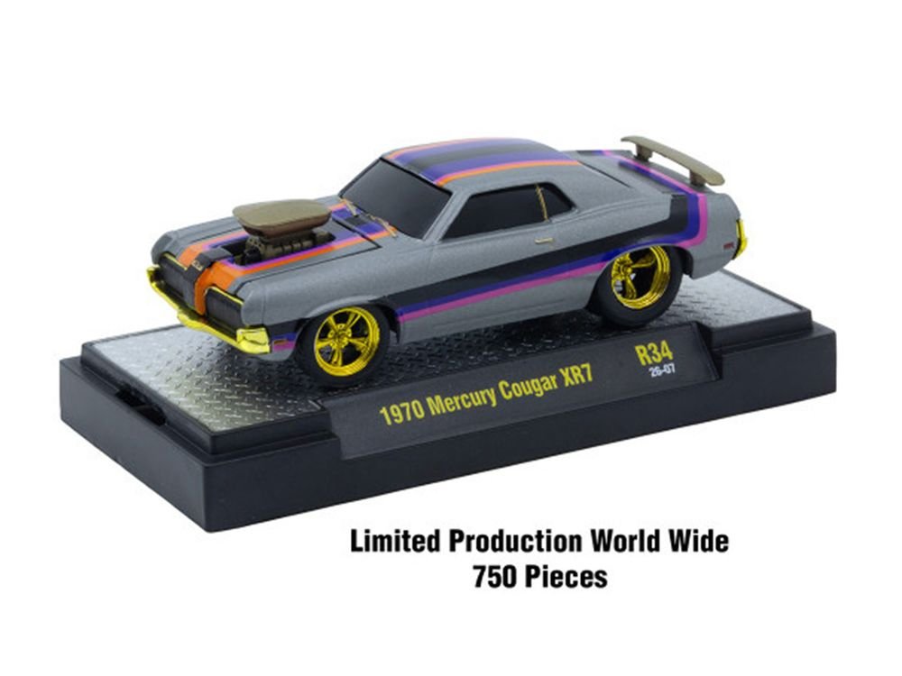 "Ground Pounders" 6 Cars Set Release #34 IN DISPLAY CASES Limited Edition 1/64 Diecast Model Cars by M2 Machines view 2