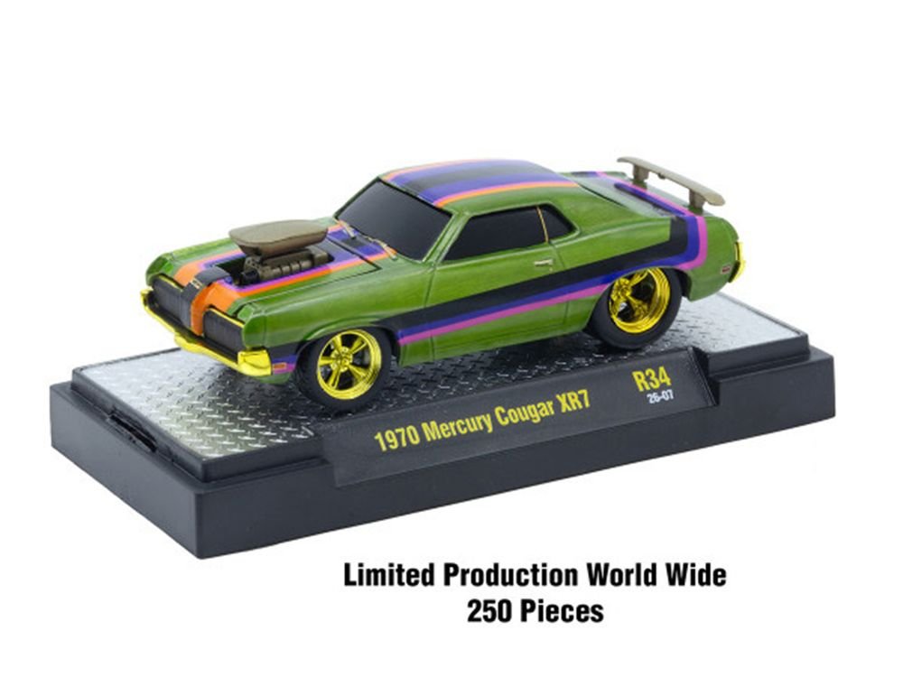 "Ground Pounders" 6 Cars Set Release #34 IN DISPLAY CASES Limited Edition 1/64 Diecast Model Cars by M2 Machines view 3