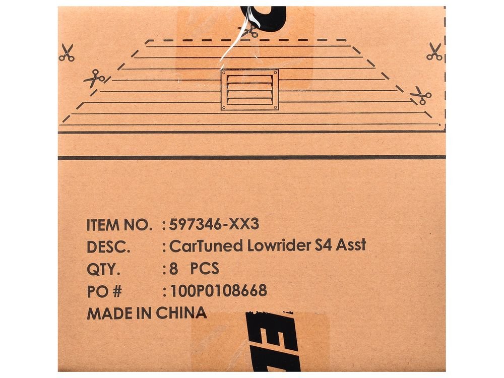 "Lowriders Show Glow" Series 4 Set of 8 Pieces Diecast Model Cars by CarTuned view 3