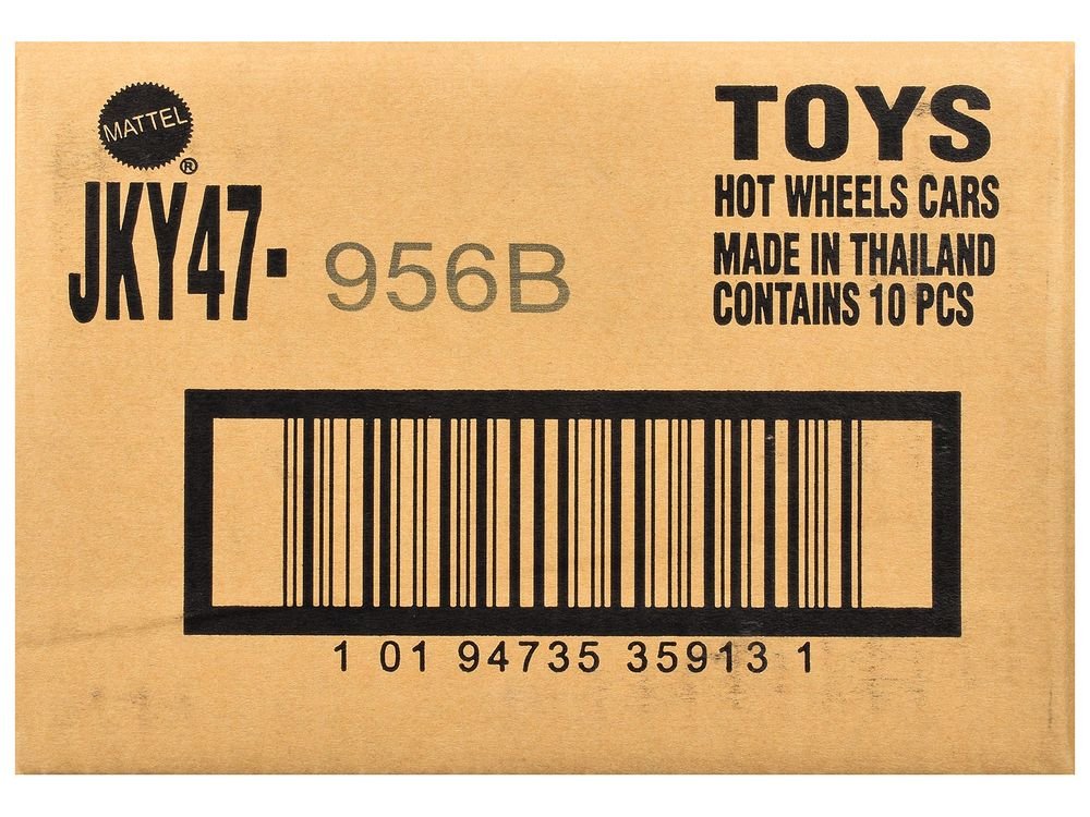 "Pantone" 10 piece Set B "Silver Series" Diecast Model Cars by Hot Wheels view 2