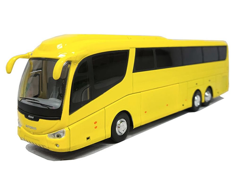 Super Coach Autobus Yellow 1/50 Diecast Model by Cararama view 2