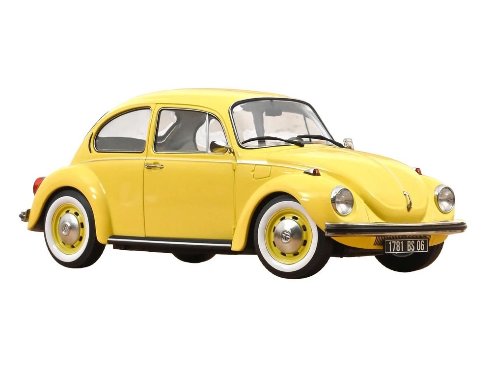 1973 Volkswagen 1303 Beetle Pastel Yellow 1/18 Diecast Model Car by Norev view 2