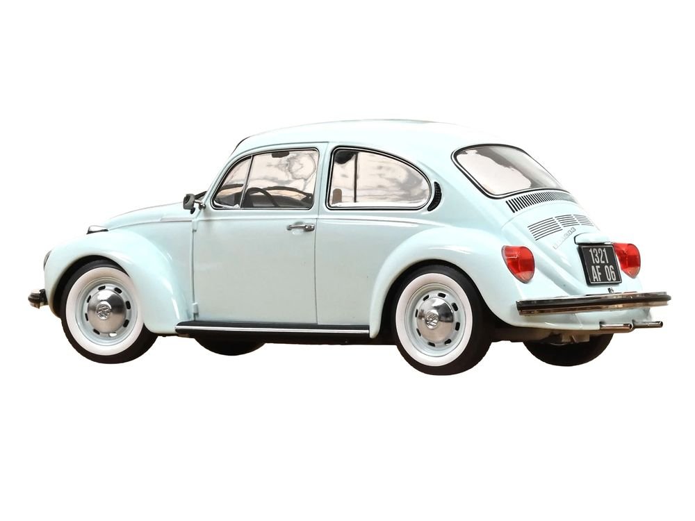1973 Volkswagen 1303 Beetle Pastel Blue 1/18 Diecast Model Car by Norev view 3