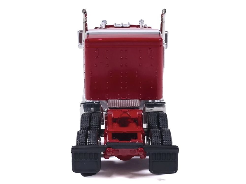 1978 Ford LTL-9000 Truck Tractor Red Metallic with Stripes 1/64 Diecast Model Car by IXO Models view 5