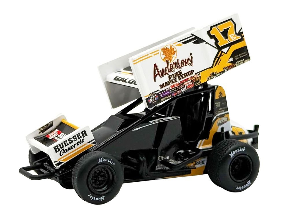 Winged Sprint Car #17B Bill Balog "Anderson's Pure Maple Syrup" (2026) 1/50 Diecast Model Car by ACME view 2