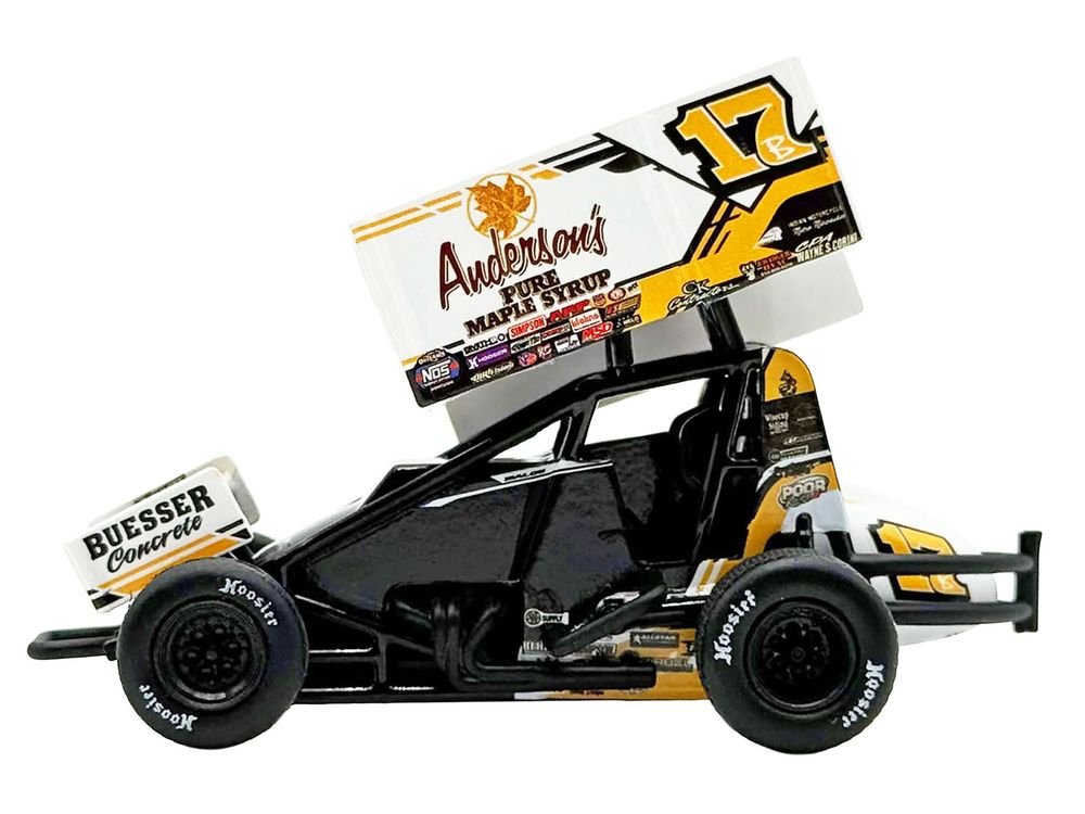 Winged Sprint Car #17B Bill Balog "Anderson's Pure Maple Syrup" (2026) 1/50 Diecast Model Car by ACME view 3