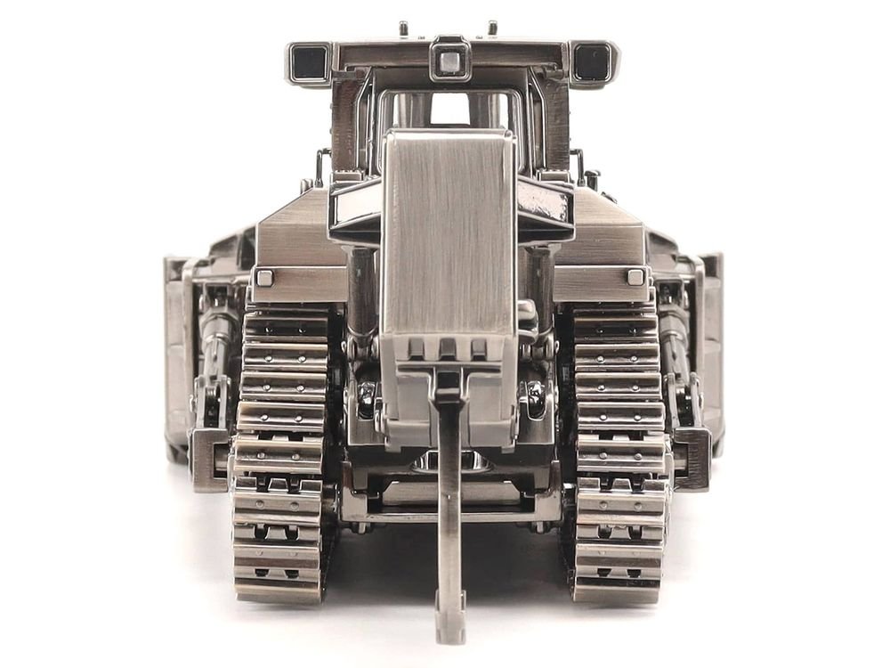 CAT Caterpillar D11T Track Type Tractor Dozer Antique Silver Finish "Commemorative Series" 1/50 Diecast Model by Diecast Masters view 5