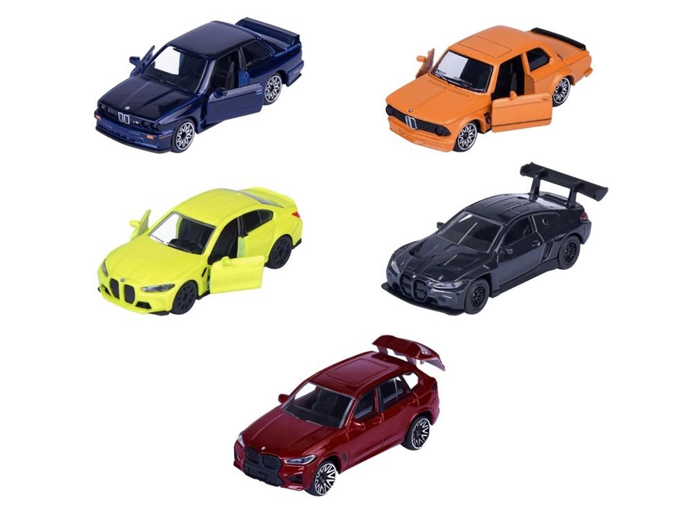 "BMW Edition" 5 Piece Set 1/64 Diecast Model Cars by Majorette view 2