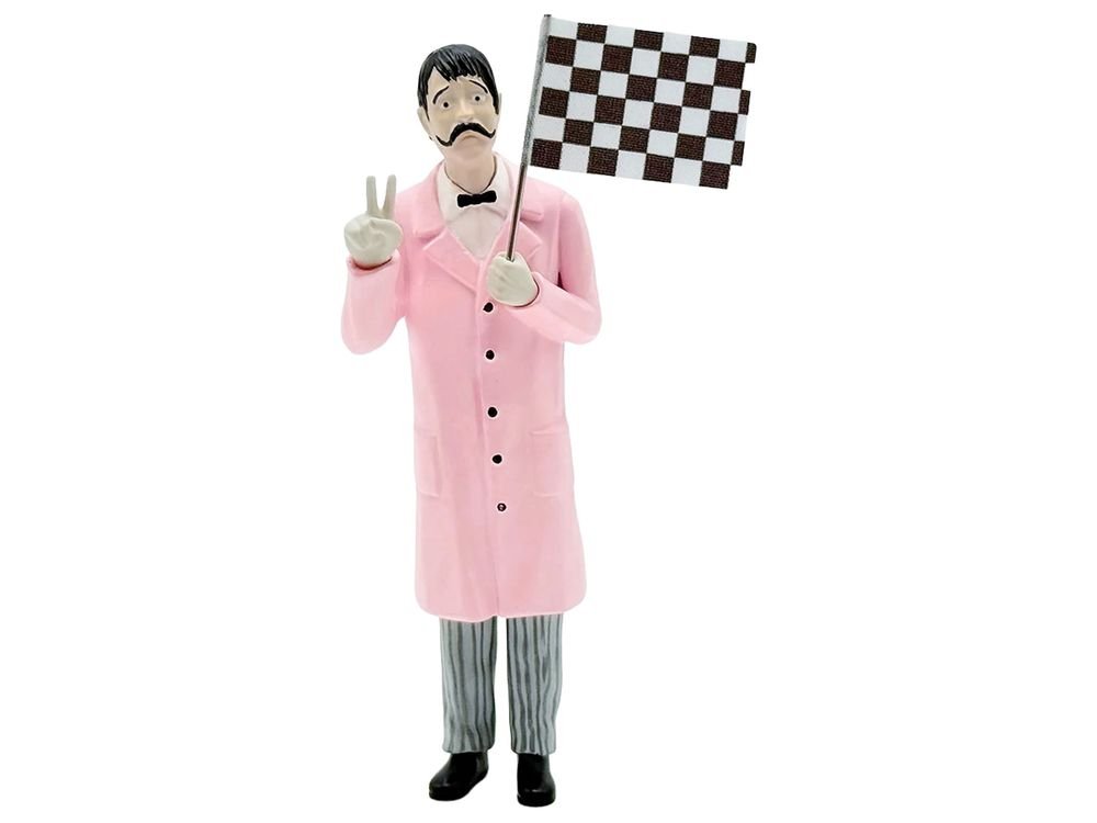 "Dr. Olds" Figure with Flag for 1/18 Scale Models by ACME view 2