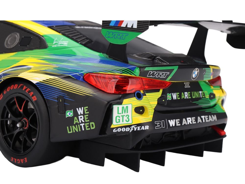 BMW M4 GT3 EVO #31 Pedro Ebrahim - Augusto Farfus - Yasser Shahin "The Bend Team WRT" WEC "6 Hours of Sao Paulo" (2025) 1/18 Model Car by Top Speed view 4