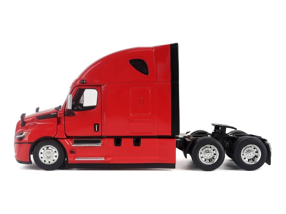 2025 Freightliner Cascadia Gen-5 Sleeper Cab Truck Tractor Red "Transport Series" 1/50 Diecast Model by Diecast Masters view 2