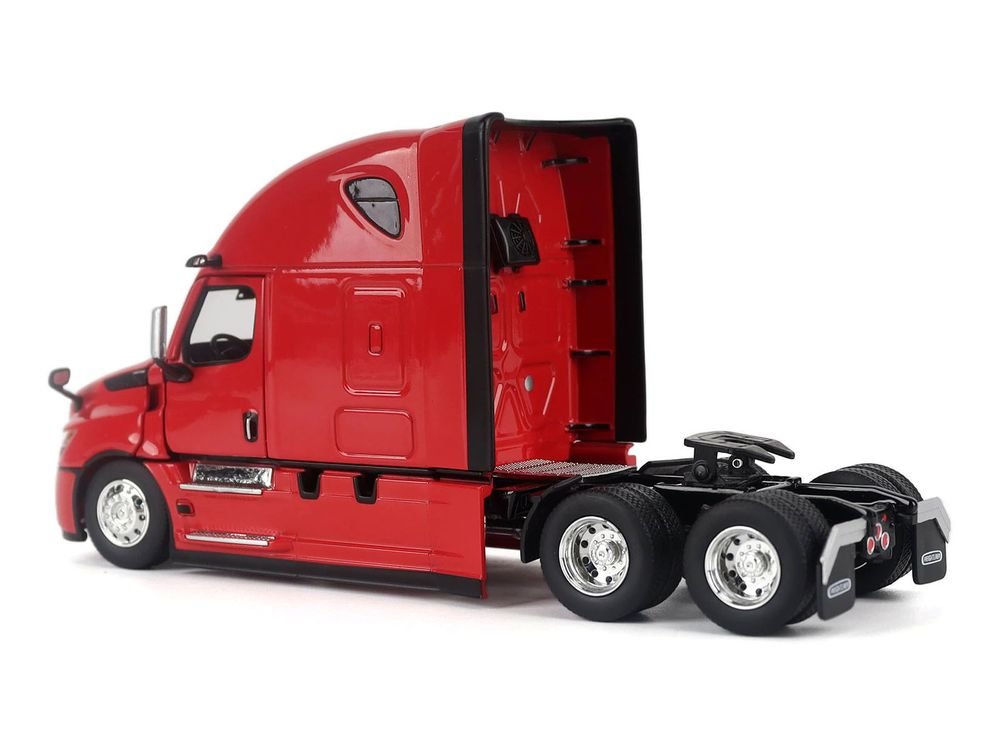2025 Freightliner Cascadia Gen-5 Sleeper Cab Truck Tractor Red "Transport Series" 1/50 Diecast Model by Diecast Masters view 3