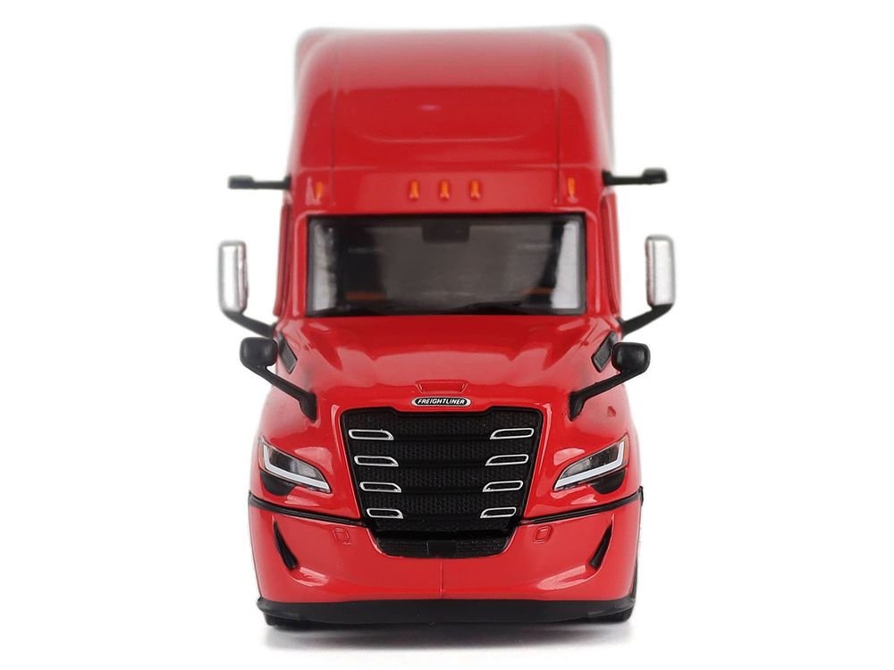 2025 Freightliner Cascadia Gen-5 Sleeper Cab Truck Tractor Red "Transport Series" 1/50 Diecast Model by Diecast Masters view 4
