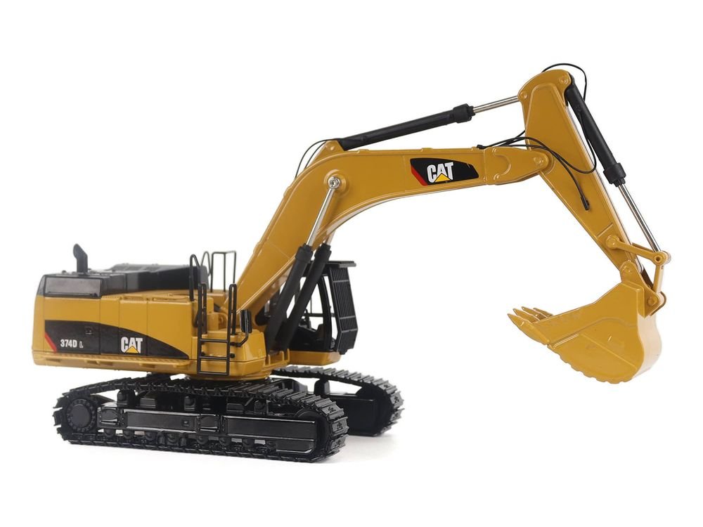 CAT Caterpillar 374D L Hydraulic Excavator Yellow "Core Classics" Series 1/50 Diecast Model by Diecast Masters view 4