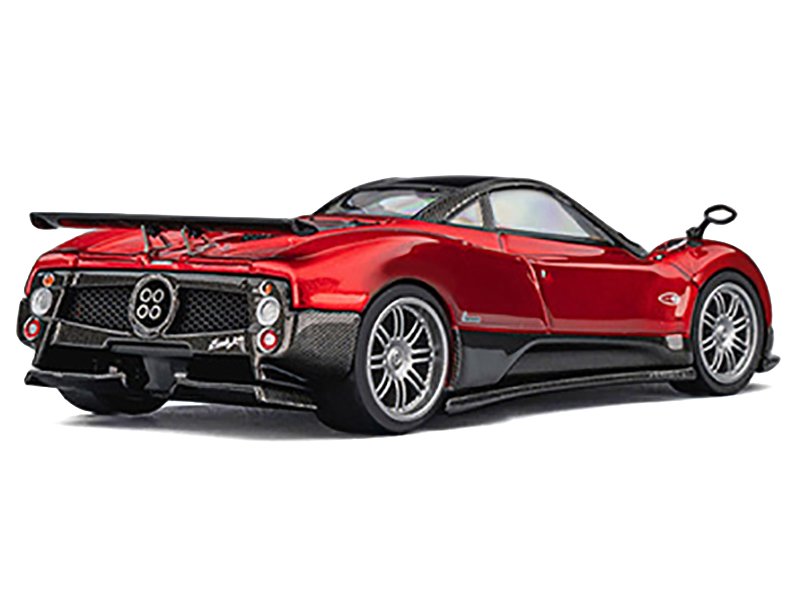 Pagani Zonda F Rosso Dubai Red Metallic with Moonroof 1/64 Diecast Model Car by CM Models view 2