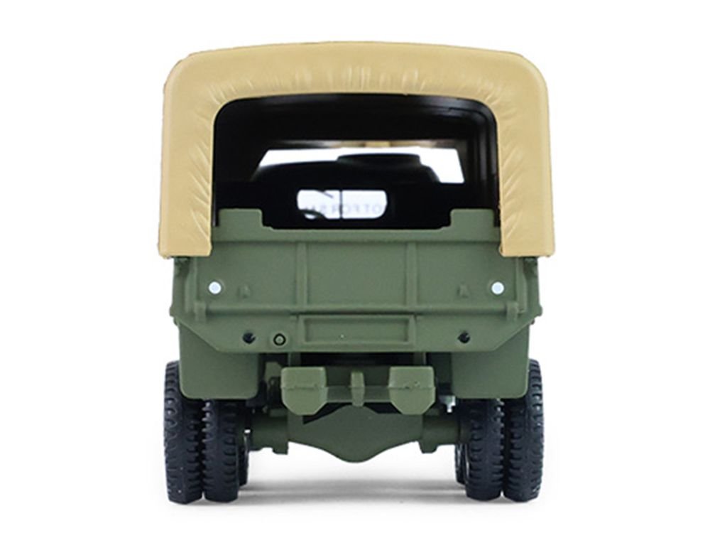1944 GMC CCKW 353 A1 2.5T Truck "U.S. Army - WWII" Olive Drab with Tan Top "Battalion 64" Series 6 1/64 Diecast Model Car by Greenlight view 5
