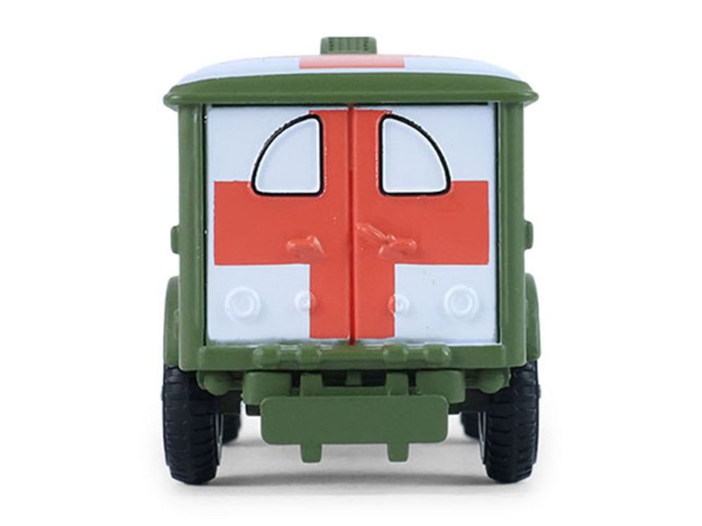 1944 Dodge WC-54 4X4 Ambulance "U.S. Army - WWII" Green with Graphics "Battalion 64" Series 6 1/64 Diecast Model Car by Greenlight view 5