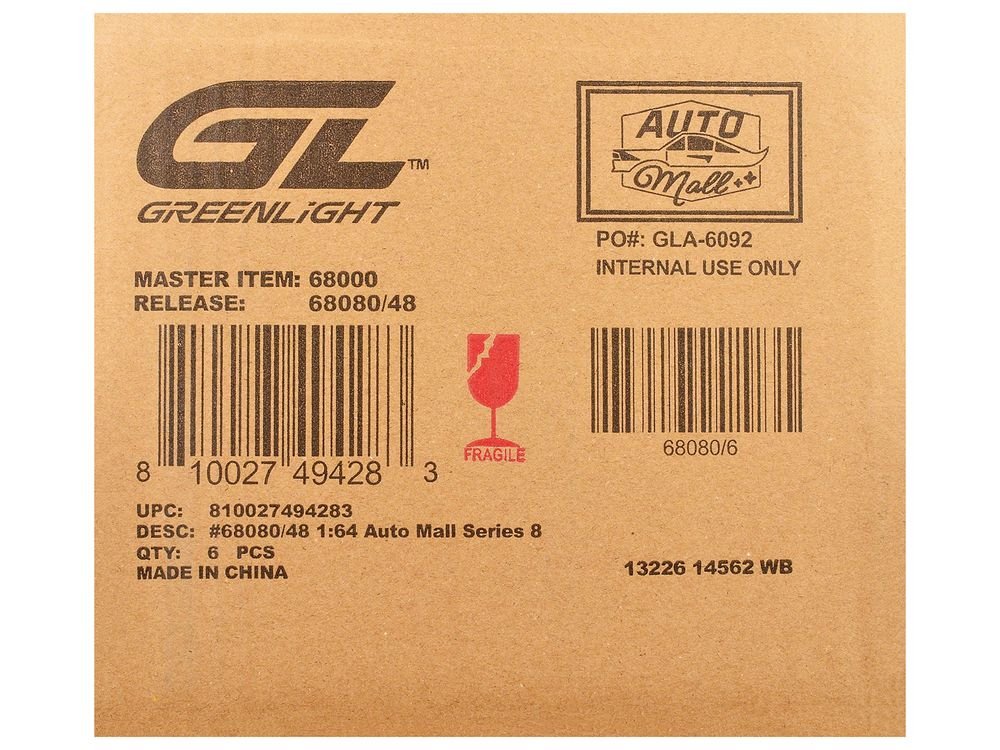 "Auto Mall" Series 8 Set of 6 pieces 1/64 Diecast Model Cars by Greenlight view 3