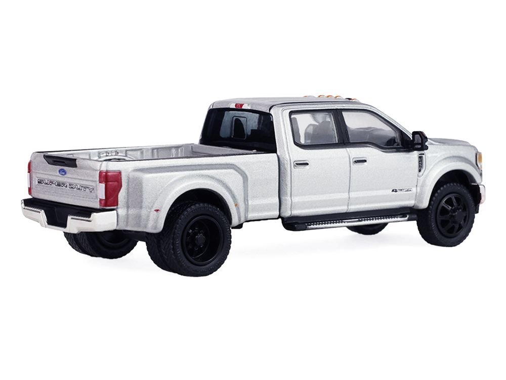 2022 Ford F-450 Super Duty Pickup Truck Iconic Silver Metallic "Auto Mall" Series 8 1/64 Diecast Model Car by Greenlight view 3